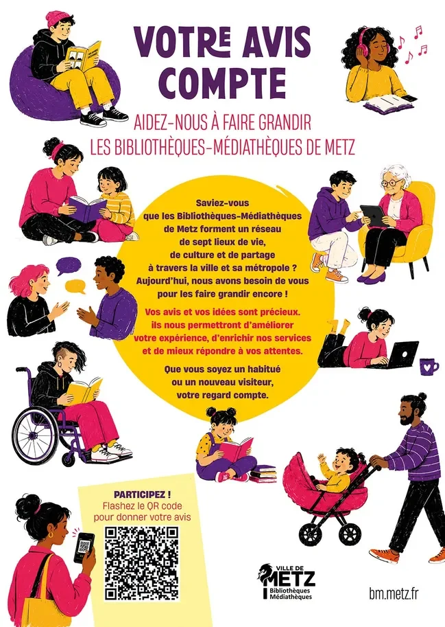 À Metz, les usagers peuvent peser sur leurs bibliothèques: les informations pratiques