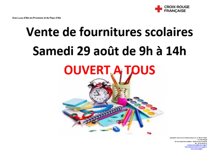À Aix-en-Provence, préparez la rentrée à prix réduit le 29 août