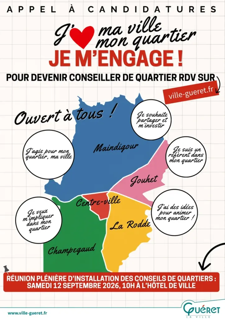 À Guéret, engagez-vous pour faire vivre votre quartier