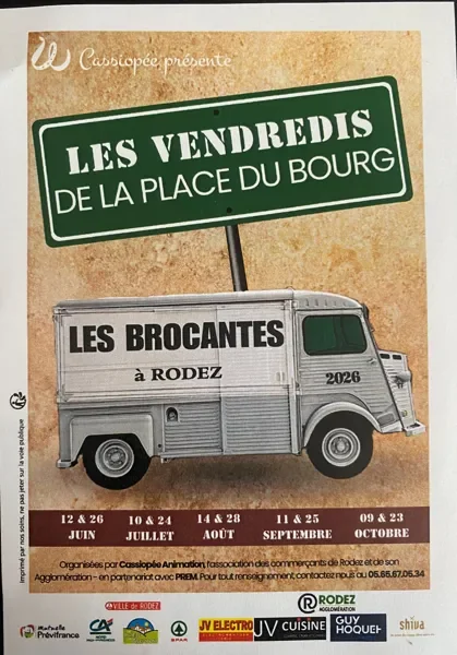 À Rodez, la brocante de la Place du Bourg revient en octobre
