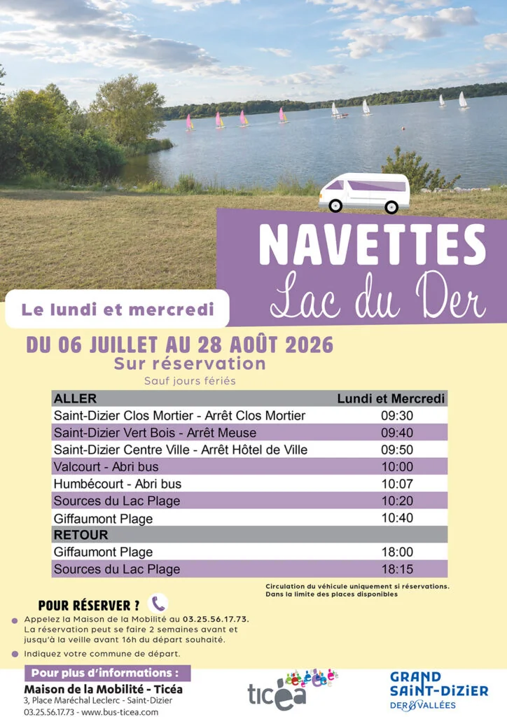 Depuis Saint-Dizier, le Lac du Der devient plus accessible cet été: ce qu'il faut retenir