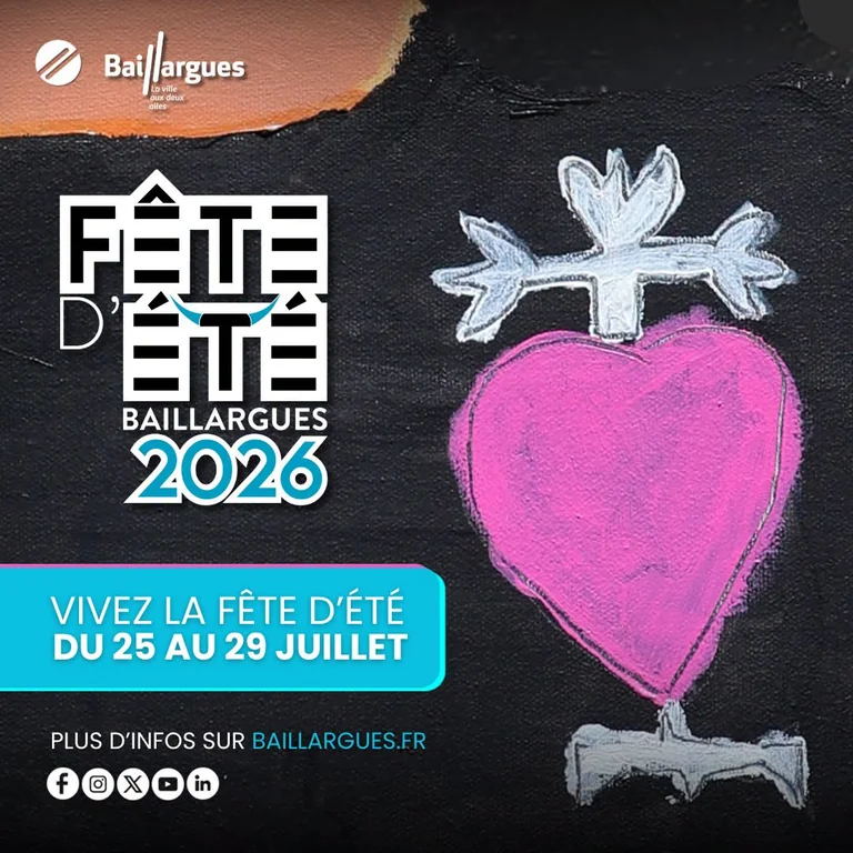 Fête d’été à Baillargues : 5 jours gratuits dès le 25 juillet