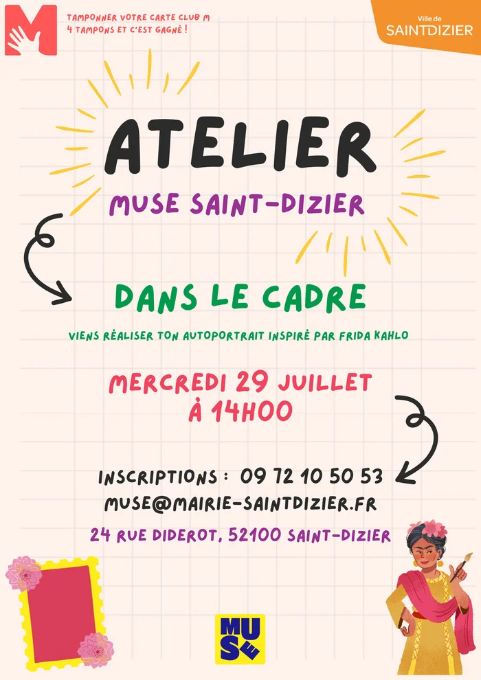 Saint-Dizier : l’Atelier de l’été attend les 8-12 ans le 29 juillet