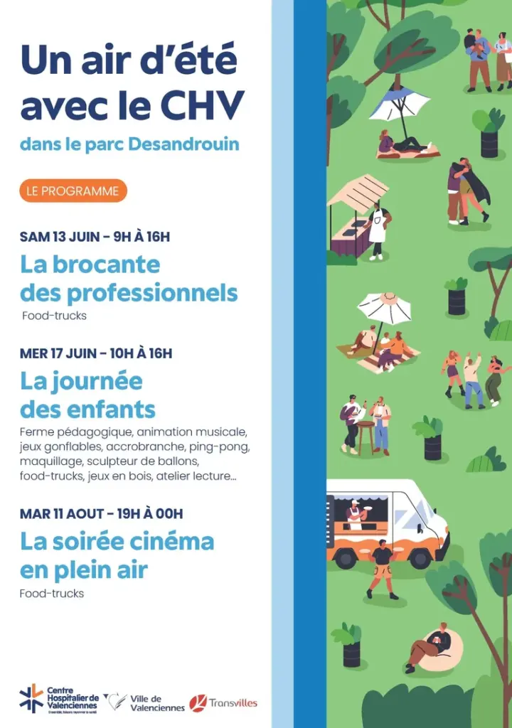 Un air d’été avec le CHV : cinéma le 11 août à Valenciennes