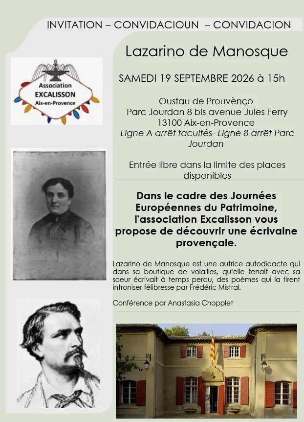 À Aix, une conférence gratuite révèle Lazarino de Manosque