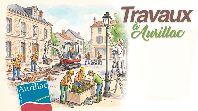 À Aurillac, plusieurs axes en travaux jusqu’à fin septembre