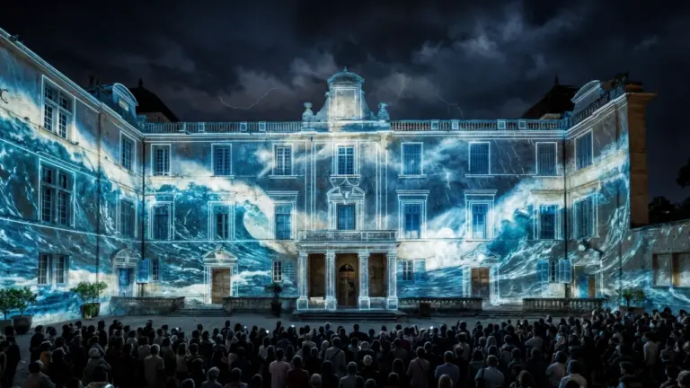 Castries : le château se transforme en écrin de lumières