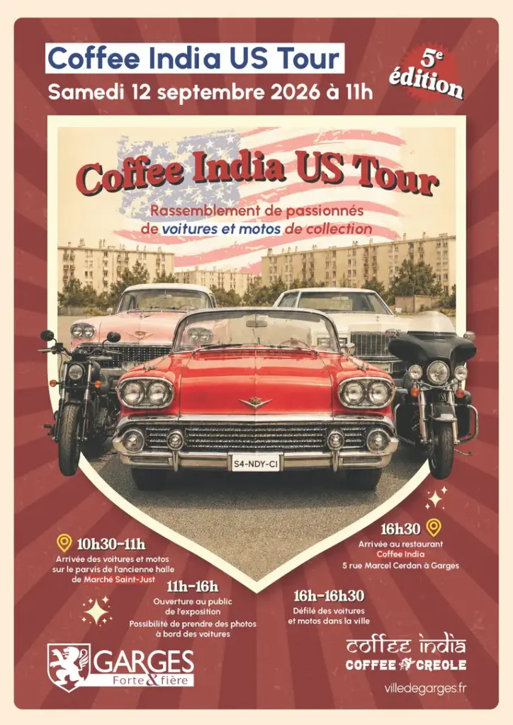 Coffee India US Tour à Garges : accès libre le 12 septembre