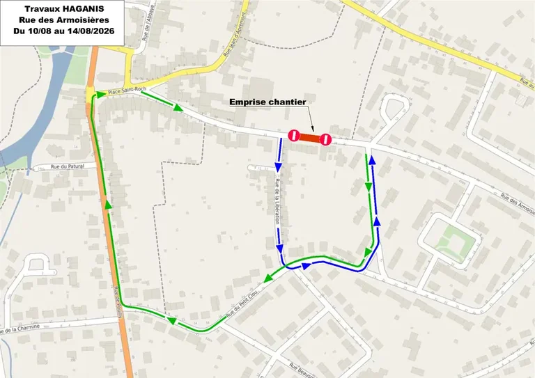 Travaux rue des Armoisières à Metz : les accès modifiés dès le 10 août