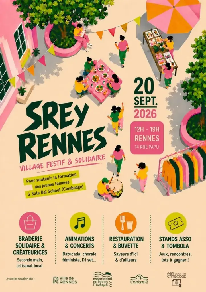 Rennes : un village festif et solidaire s'installe rue Papu ce dimanche